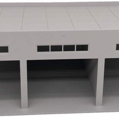 Outland Models Miniaturen 3-Stall Grote Garage voor Vrachtwagens/Auto's 1:64